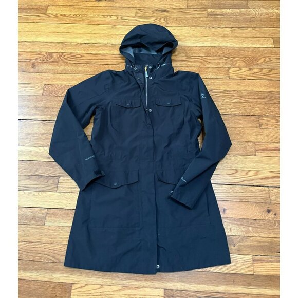 Eddie Bauer Jacket Weatheredge Travex Packable Windbreaker Jacket Black Womens S - Picture 1 of 6